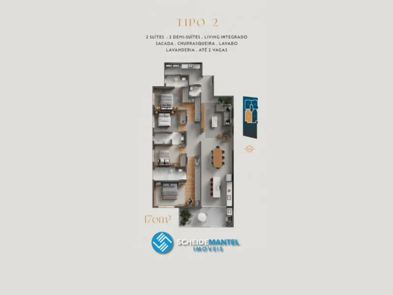 APARTAMENTO NO GRAVATÁ - NAVEGANTES/SC — foto 4