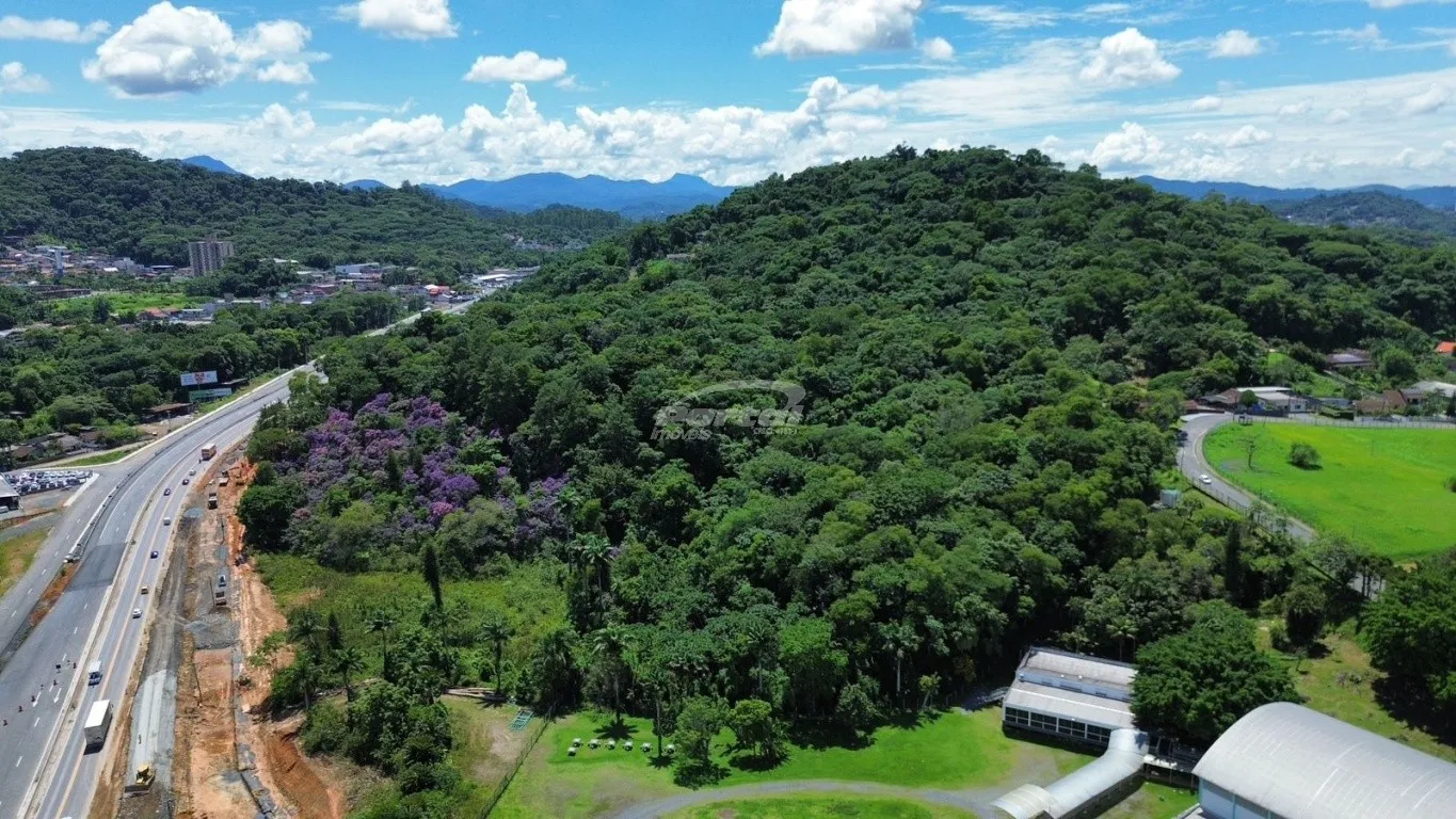 Terreno comercial com 35.106 m, fazendo frente para a BR 470 em 284 metros, e fundos em 107 metros. Terreno ideal para construção de galpão, centro comercial, loja, etc.. — foto 3