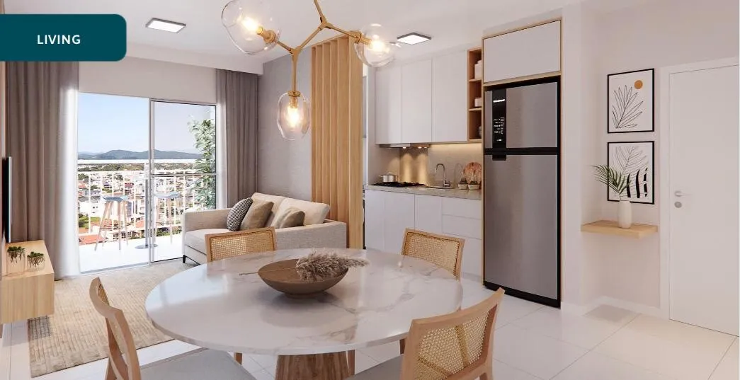 APARTAMENTO NA PLANTA COM DOIS DORMITÓRIOS NO ED. IBIZA BEACH CLUB - BAIRRO ITACOLUMI/ BALNEÁRIO PIÇARRAS - foto 1