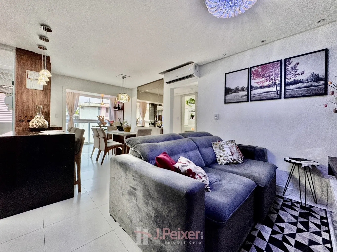 Apartamento com 3 dormitórios, sendo 1 suíte, 103,61m area útil, totalmente mobiliado, na Rua General Osório, Bairro da Velha, Blumenau-SC — foto 5