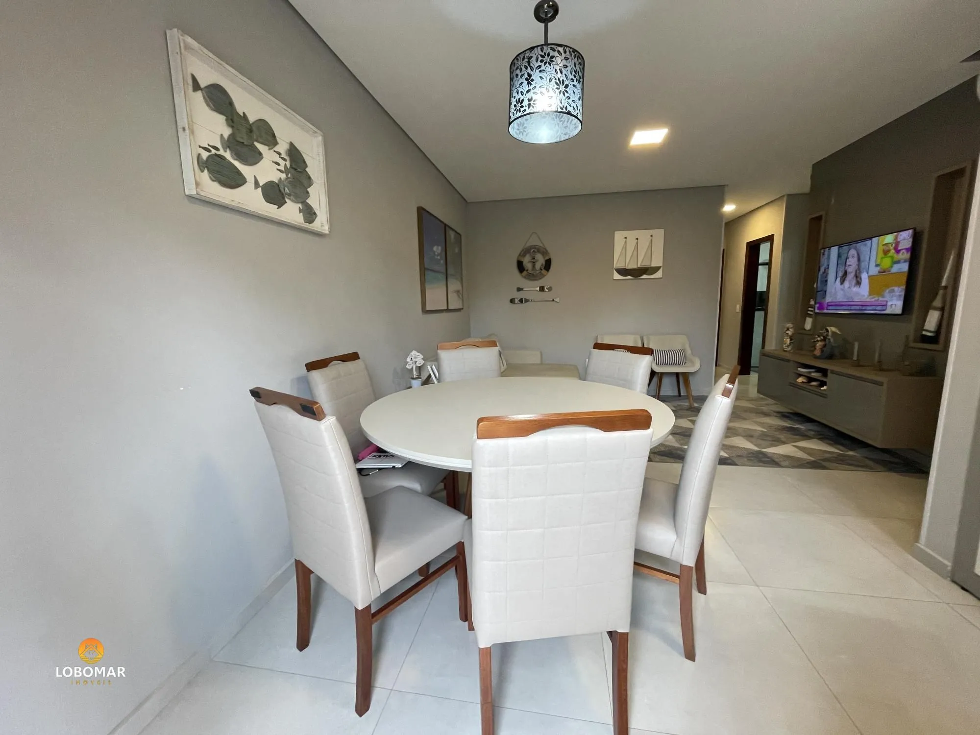 Apartamento mobiliado à apenas 270m do mar, com 3 dormitórios, em Itajuba, em Ba — foto 3