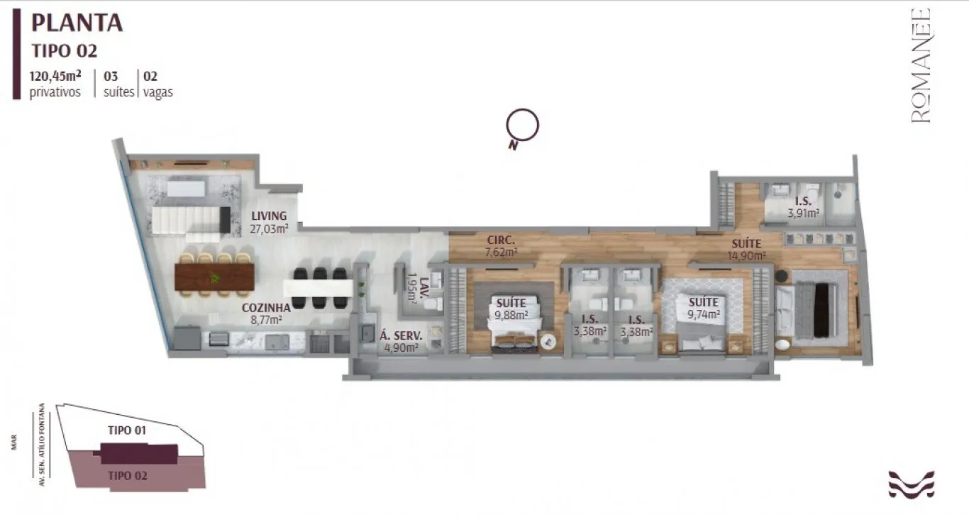 Apartamentos em Porto Belo — foto 3