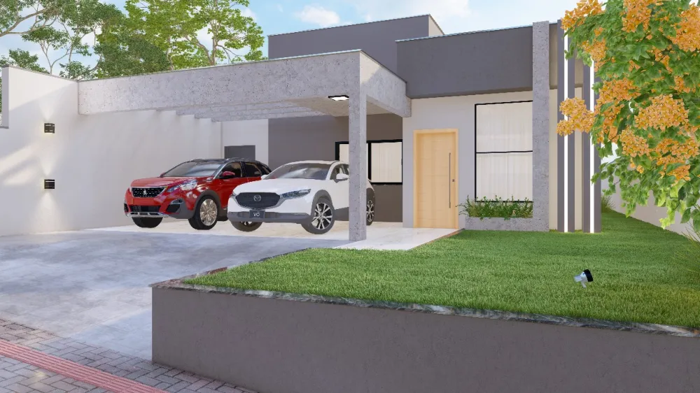 Moderna Casa 3 Dormitórios — foto 3