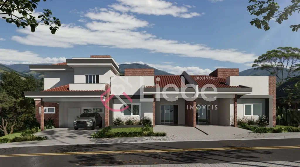 Linda casa no Residencial Morada do Vale de 3 dormitórios no Centro da cidade de Pomerode. — foto 4