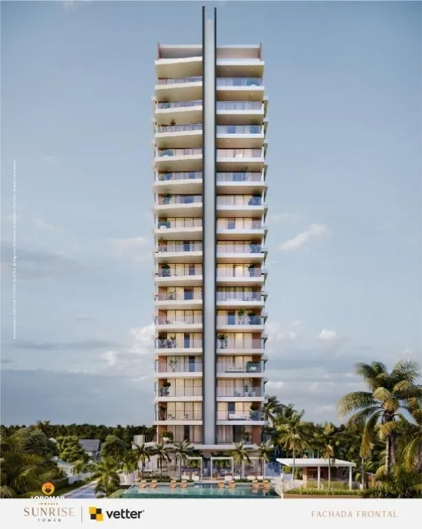 Apartamento frente mar, com vista permanente, em Balneário Piçarras, à venda por — foto 3