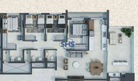 Apartamento à venda, 124 m por R$ 2.200.000,00 - Centro - Balneário Piçarras/SC — foto 3