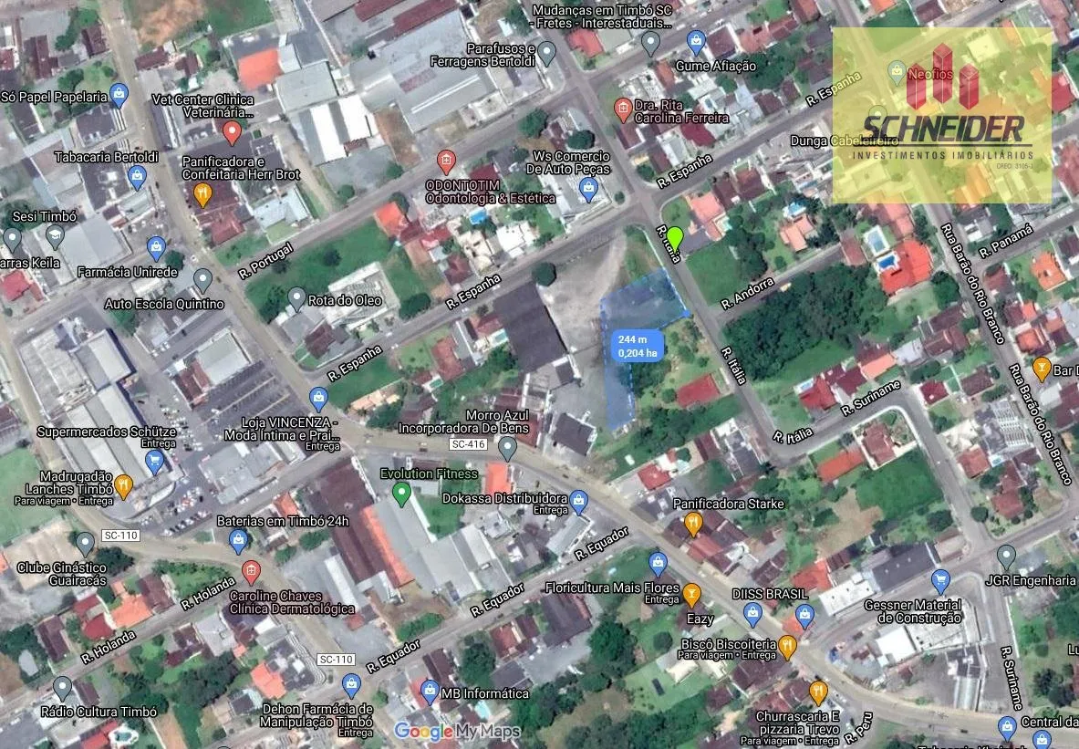Terreno à venda no bairro Imigrantes em Timbó/SC — foto 2