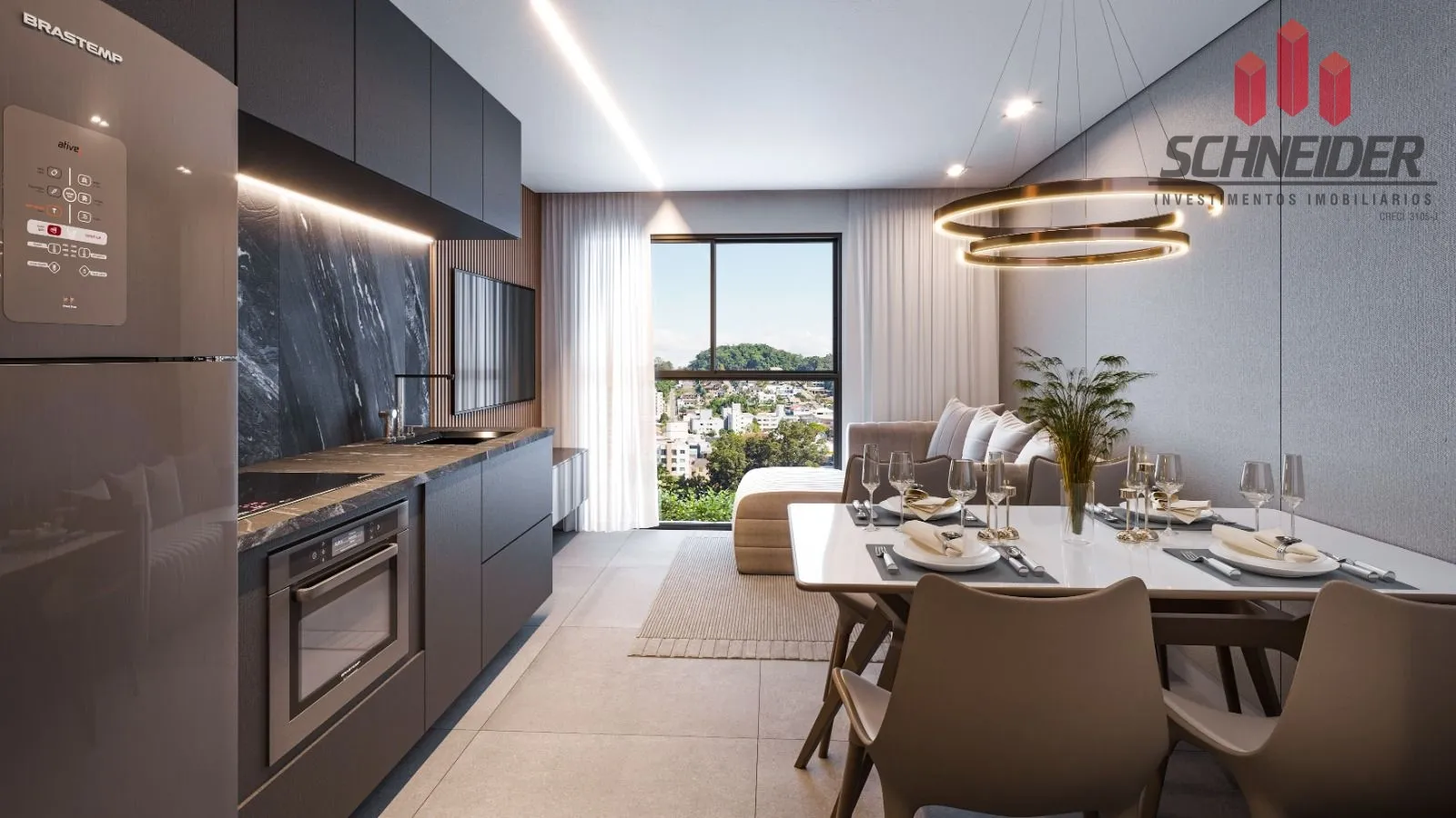Apartamento com 1 dormitório à venda no bairro Itoupava Seca em Blumenau/SC — foto 4
