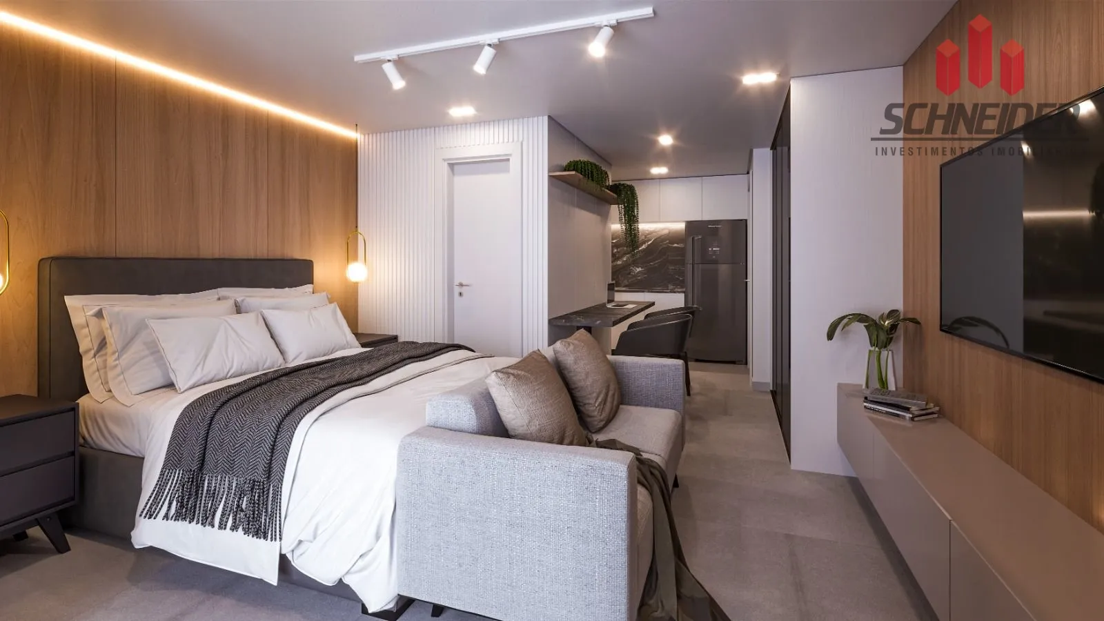 Apartamento com 1 dormitório à venda no bairro Itoupava Seca em Blumenau/SC — foto 2