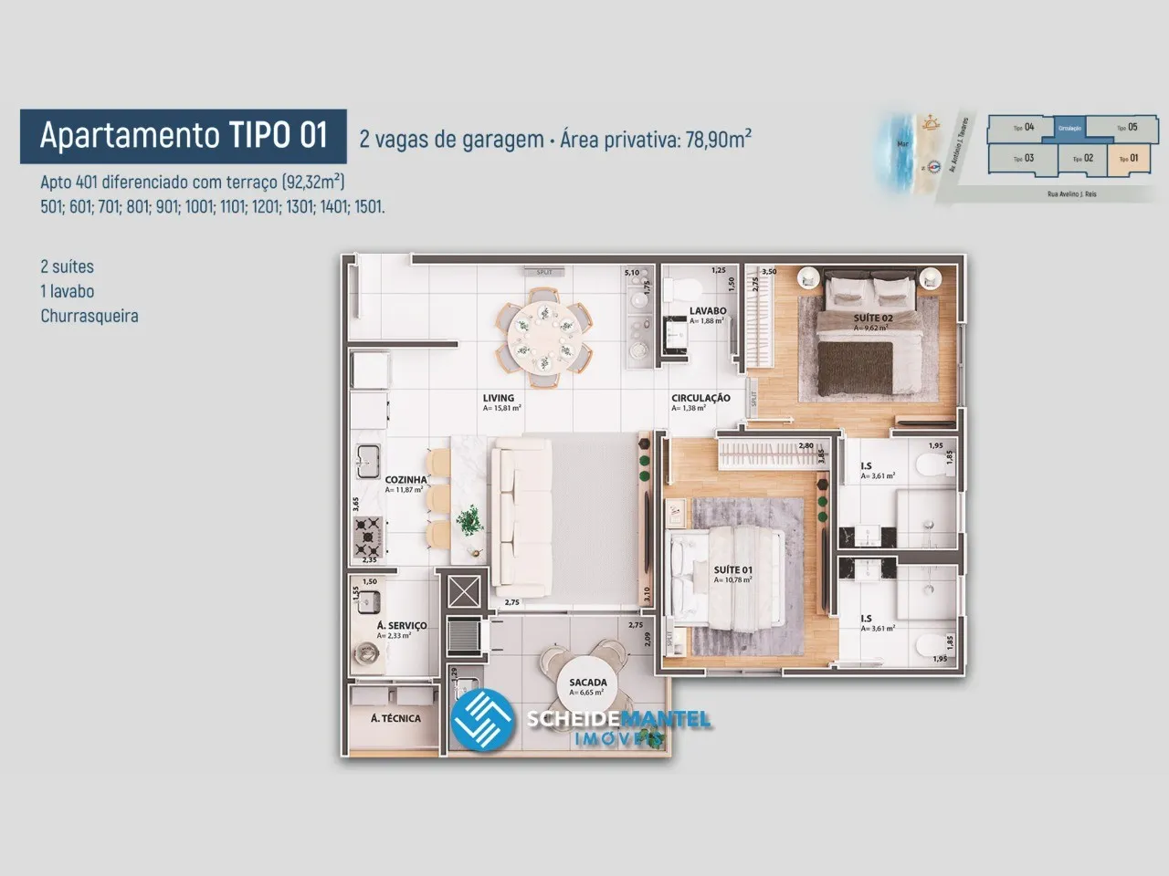 APARTAMENTO NO CENTRO - PENHA/SC — foto 7