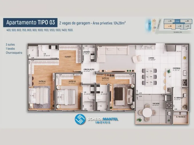 APARTAMENTO NO CENTRO - PENHA/SC — foto 7