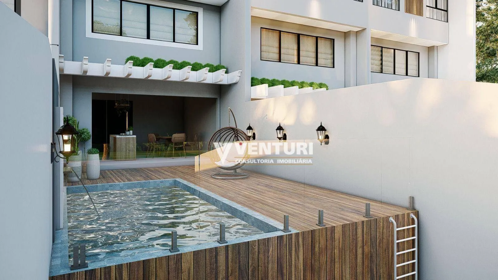 Tríplex com 3 dormitórios à venda, sendo 2 suítes e 1 suíte master com closet e hidromassagem, 172 m por R$ 1.198.000 - Ponta Aguda - Blumenau/SC - foto 1