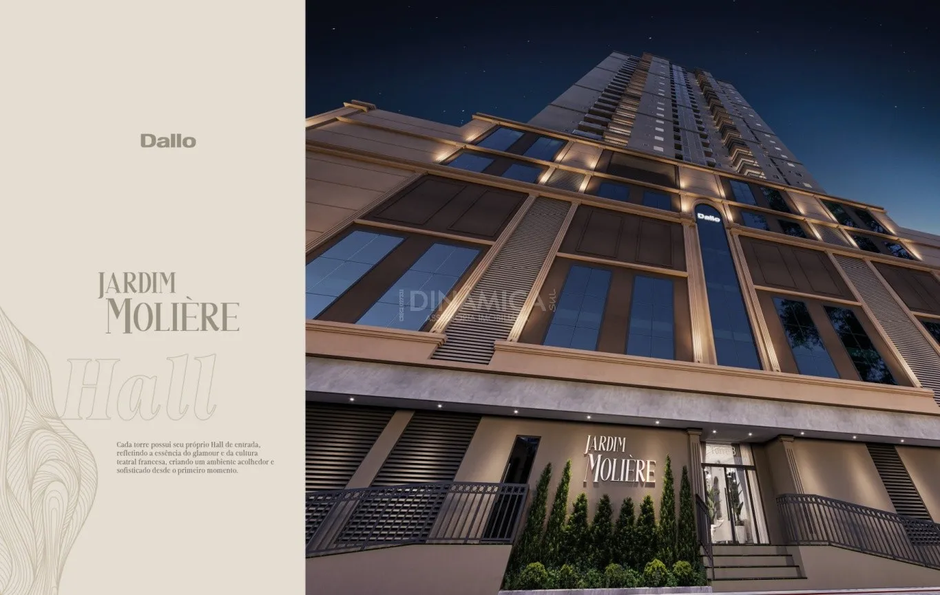 Comprar apartamento 2 suítes e 2 vagas de garagem no Dallo Jardim Molière, localizado Balneário Perequê em Porto Belo/SC. - foto 1