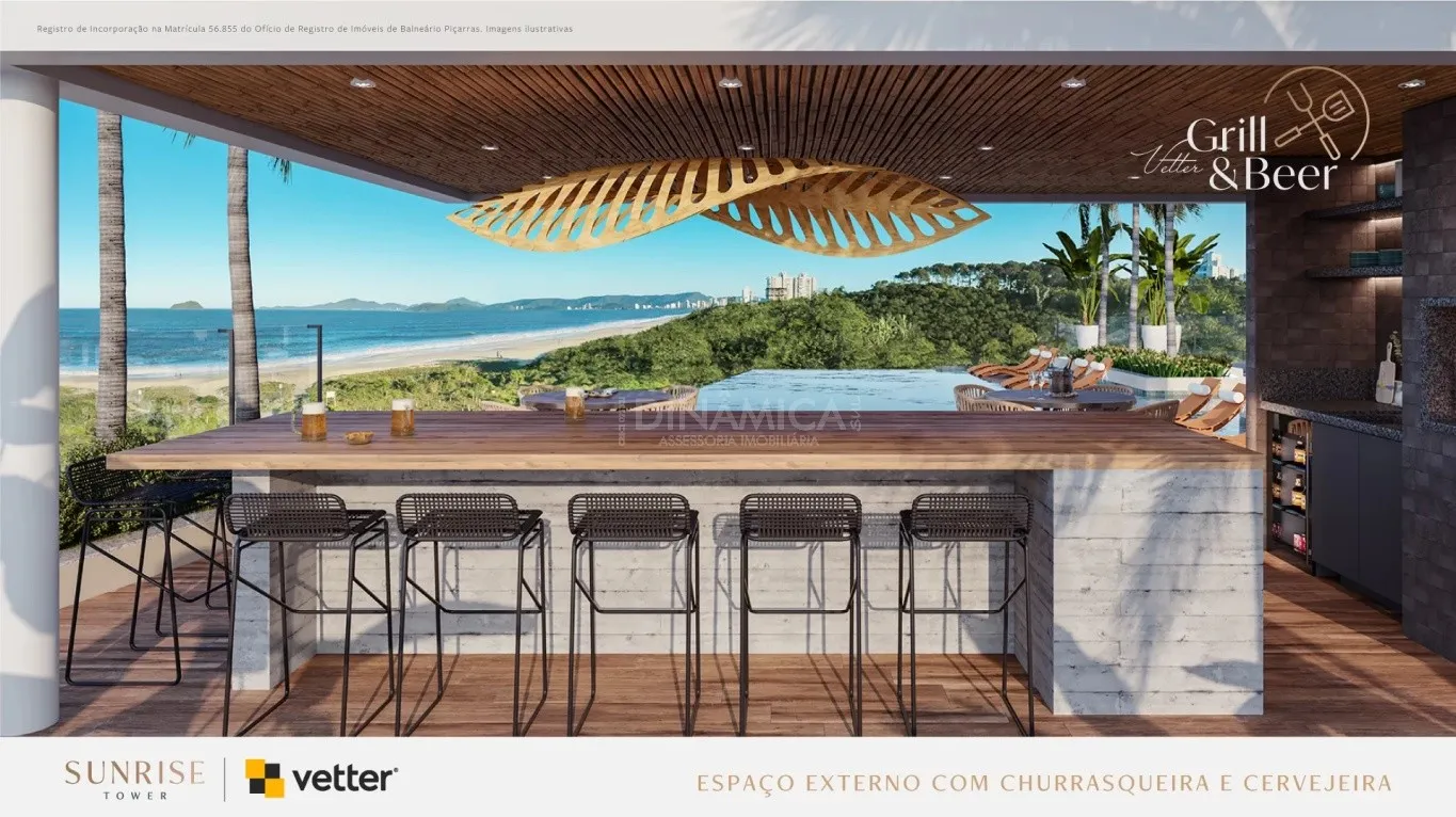 Dinâmica Sul,imobilaria em Blumenau,Entrega Julho 2025,3 SUÍTES, Apartamento Frente Mar,Balneário Piçarras - SC — foto 5