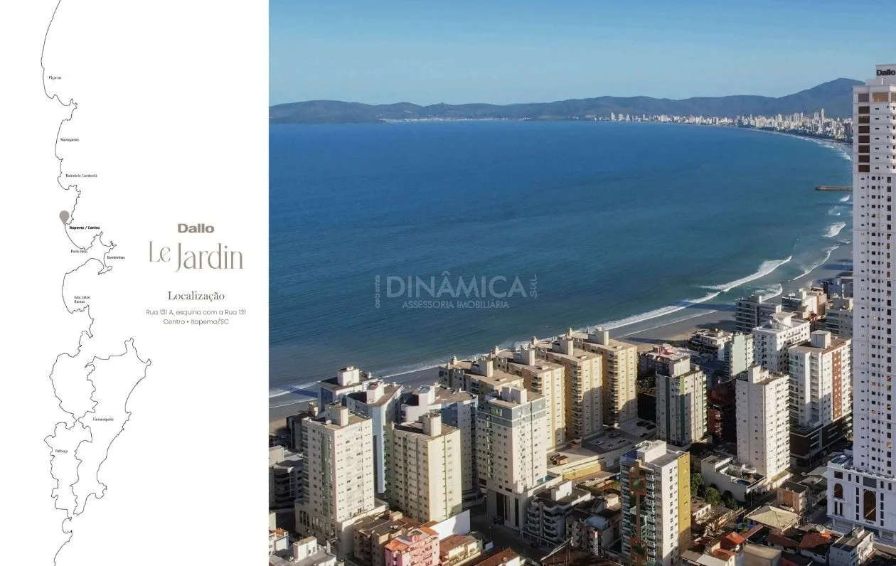 Comprar apartamento 4 suítes e 3 vagas de garagem no Le Jardin, localizado no Centro de Itapema/SC — foto 4