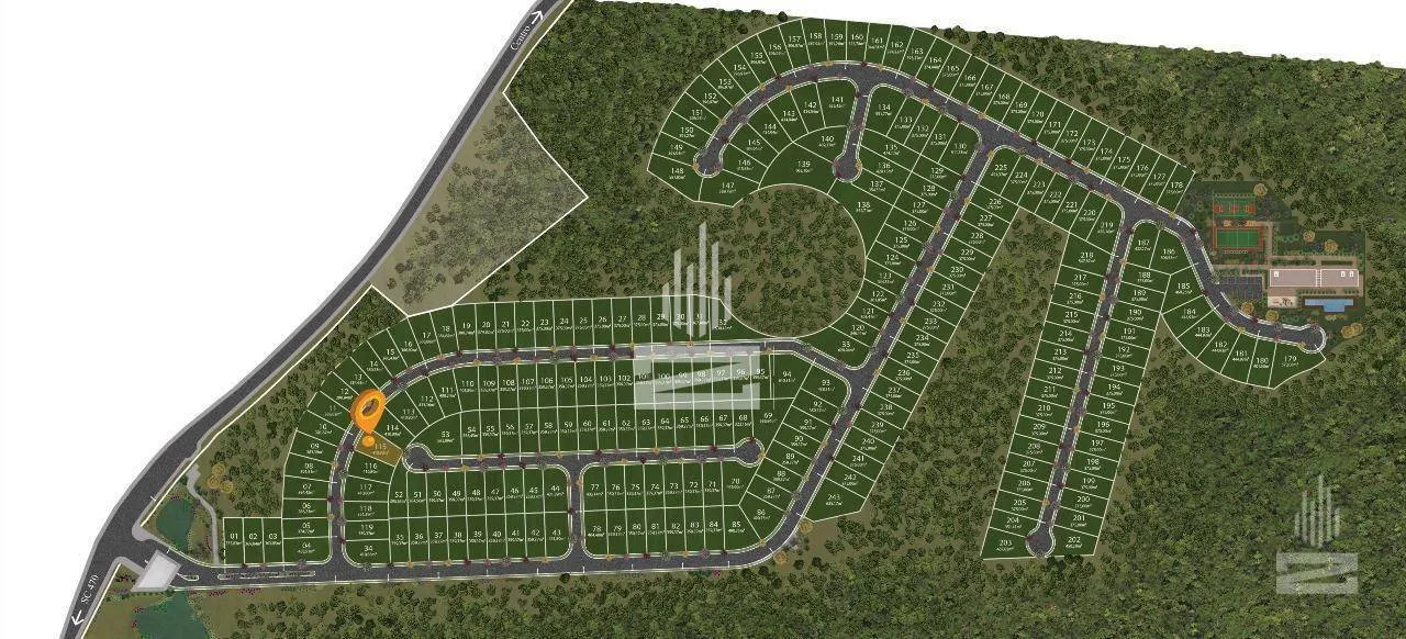 Terreno à Venda em Condomínio Fechado de Alto Padrão, 490 m por R$ 450.000,00 - Ponta Aguda - Blumenau/SC — foto 6