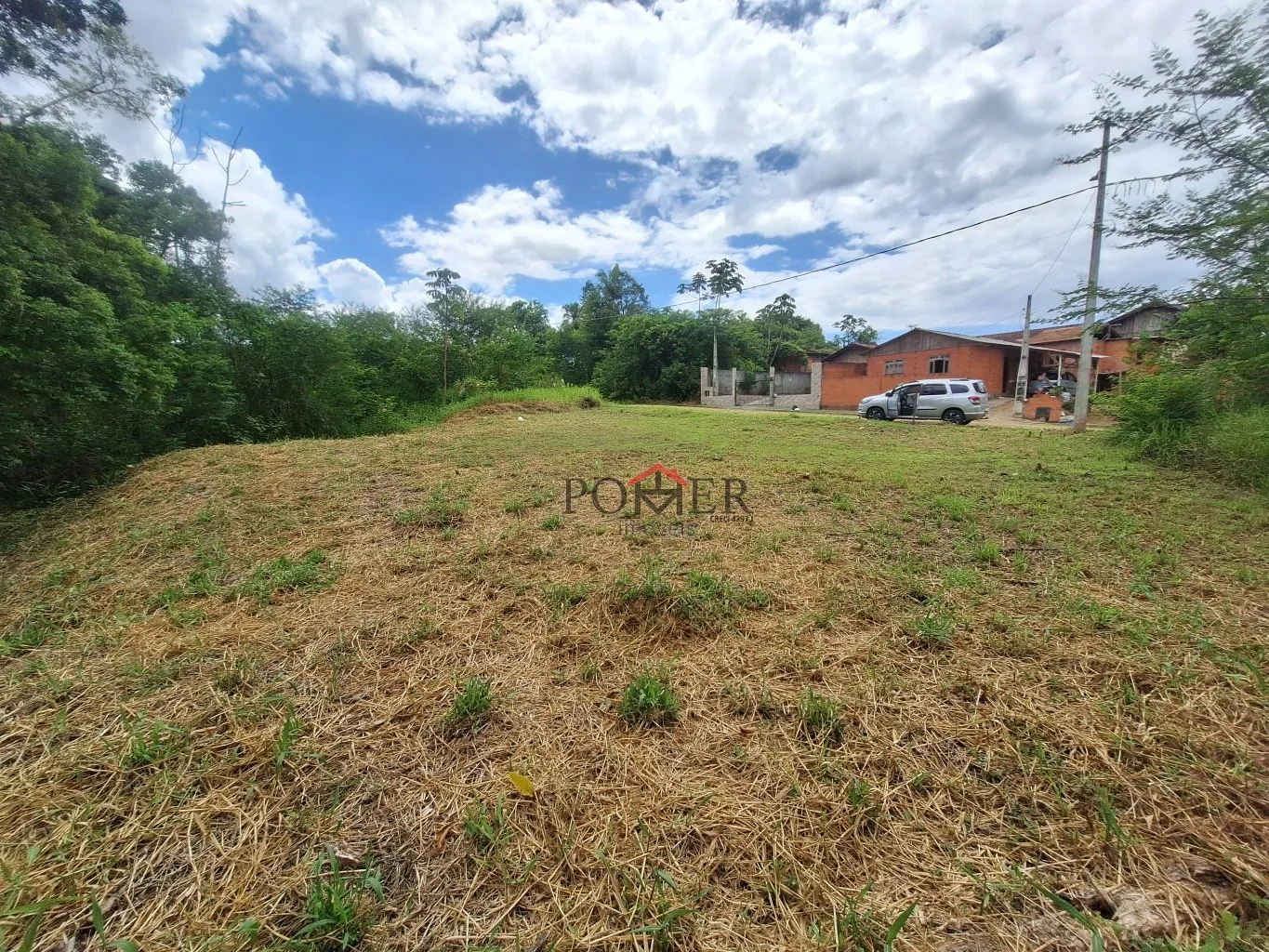 Terreno plano, pronto para construir, rua tranquila sem saída, na cidade de Pomerode no Bairro Testo Central, com 536,25m, Frente em 21,95m, e 24,40m de comprimento.. — foto 3