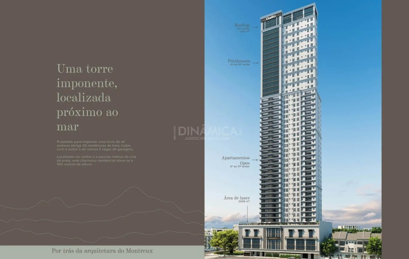 Excelente Penthouse 4 suítes e 4 vagas de garagem no Dallo Montreux, localizado no Centro de Itapema/SC — foto 7
