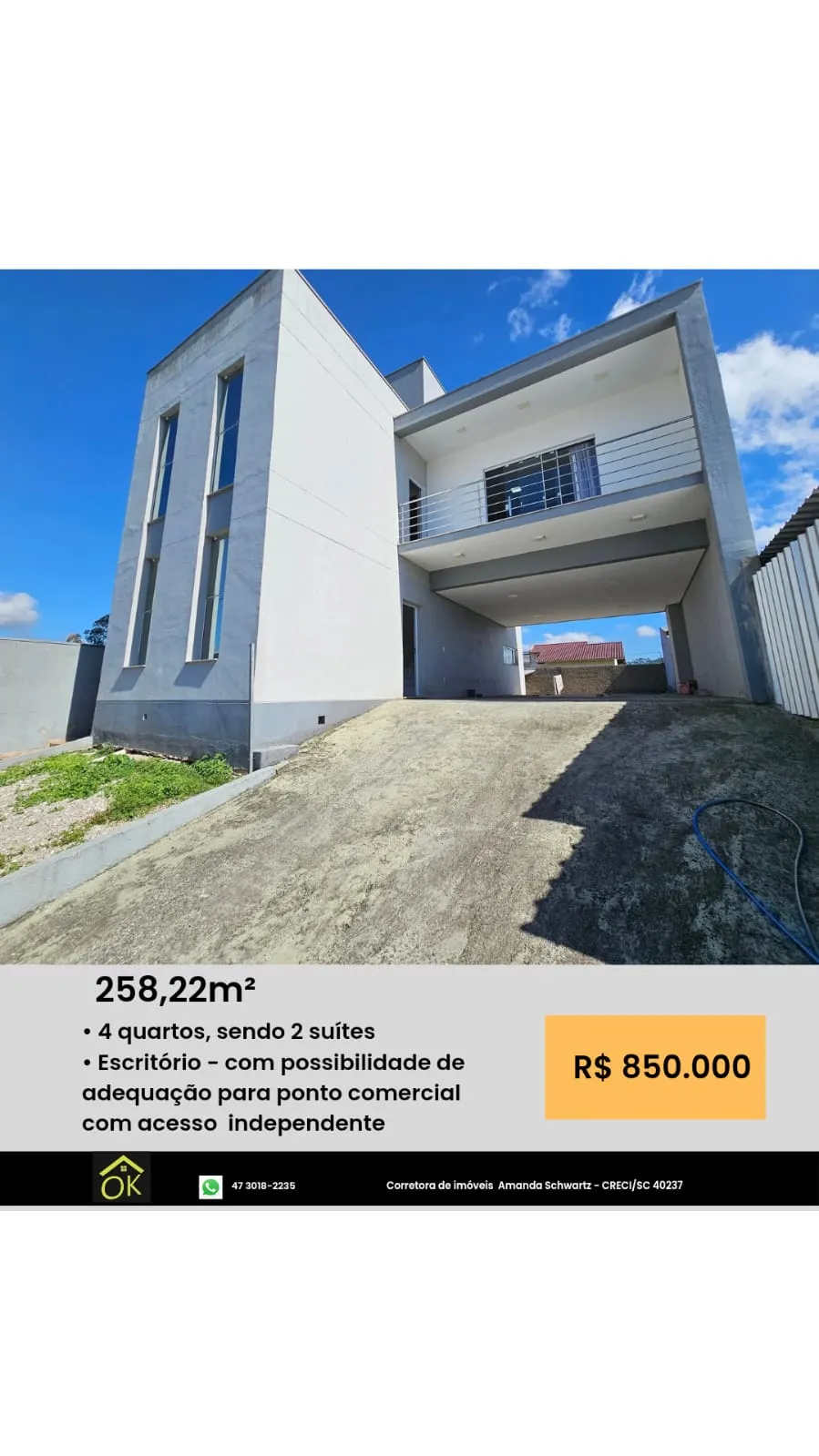 CASA NO BAIRRO FIGUEIRA COM 4 QUARTOS, SENDO 2 SUÍTES - foto 1