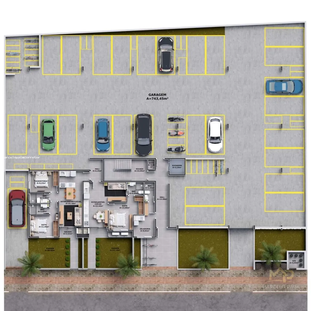 Apartamento para Venda em Florianópolis, Ribeirão da Ilha, 2 dormitórios, 1 suíte, 2 banheiros, 1 vaga — foto 5