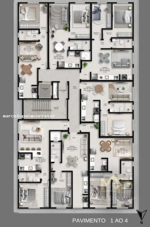 Apartamento para Venda em Palhoça, Pedra Branca, 2 dormitórios, 1 banheiro, 1 vaga — foto 7