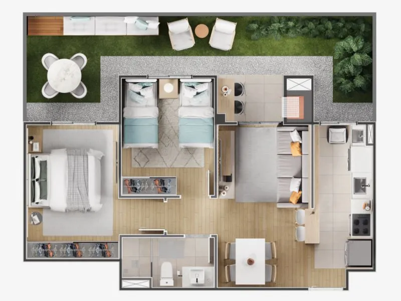 Não perca a oportunidade de morar em um Apartamento com com um Condomínio espetacular no Costa e Silva em Joinville — foto 3