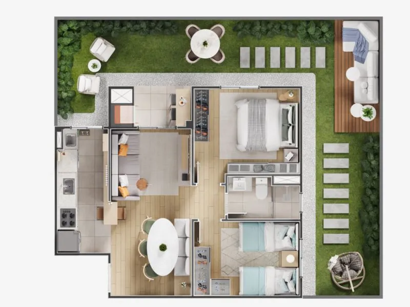 Não perca a oportunidade de morar em um Apartamento com com um Condomínio espetacular no Costa e Silva em Joinville — foto 4