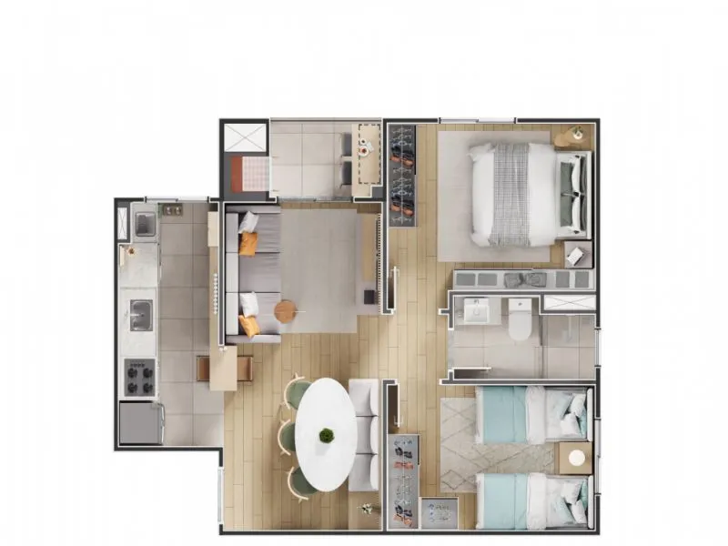 Não perca a oportunidade de morar em um Apartamento com com um Condomínio espetacular no Costa e Silva em Joinville — foto 5