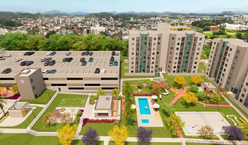 Não perca a oportunidade de morar em um Apartamento com com um Condomínio espetacular no Costa e Silva em Joinville - foto 1