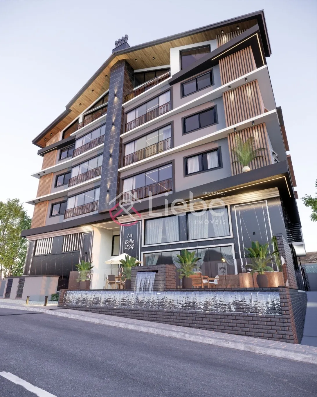 Lindos Apartamentos no LA BELLE, todos com 3 suítes em localização privilegiada no centro da cidade de Pomerode. - foto 1