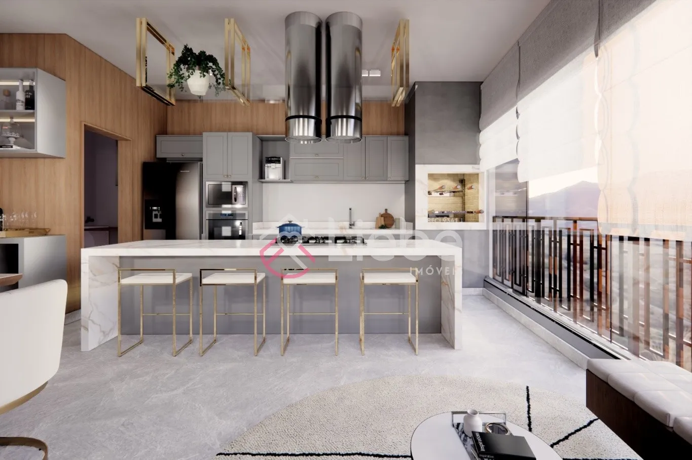 Lindos Apartamentos no LA BELLE, todos com 3 suítes em localização privilegiada no centro da cidade de Pomerode. — foto 4