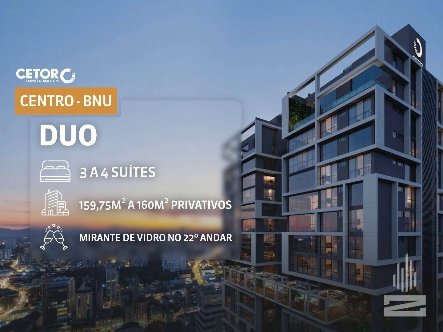 Apartamento com 3 dormitórios à venda, 159 m por R$ 1.542.619,65 - Centro - Blumenau/SC - foto 1