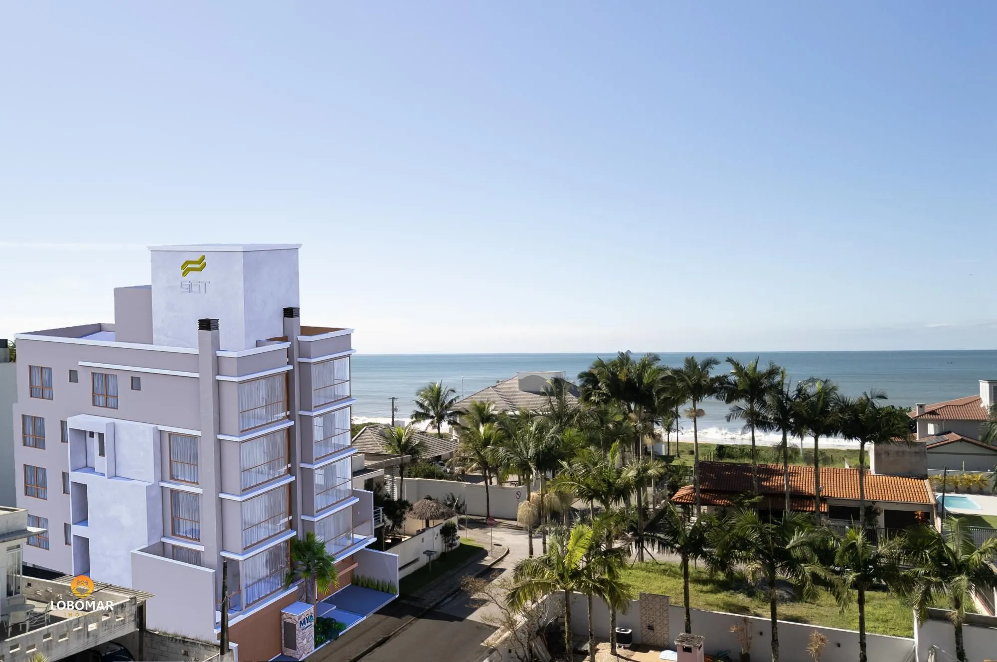 Apartamento quadra mar, com vista doo mar, 2 suítes. no Itacolomi, em Balneário - foto 1