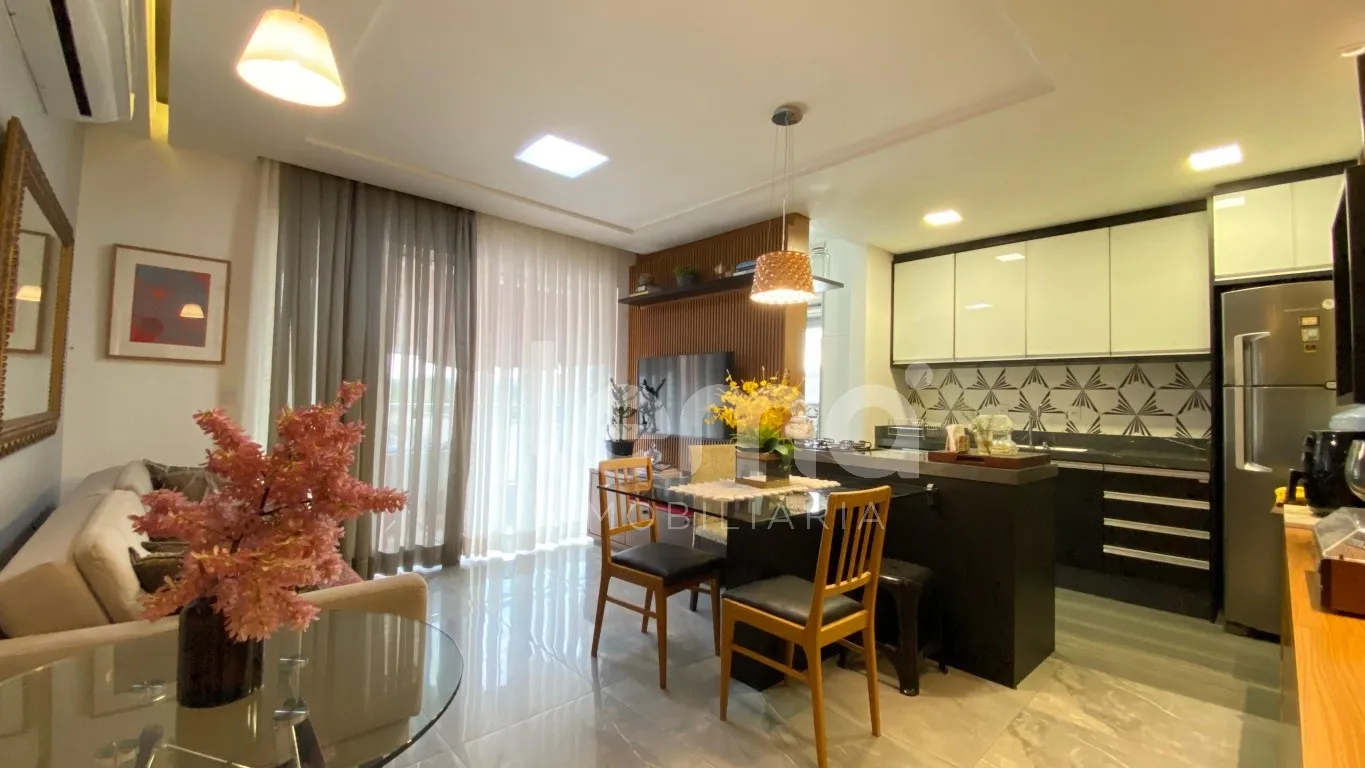 Apartamento semimobiliado com 2 dormitórios, sendo 1 suíte, no bairro Escola Agrícola em Blumenau. — foto 2