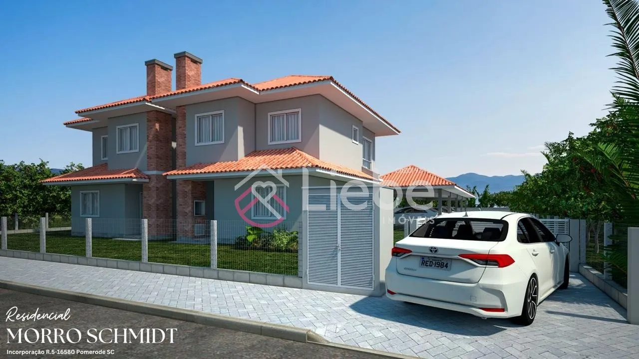 RESIDENCIAL MORRO SCHMIDT - Lindos Apartamentos DUPLEX localizados na Rota do Enxaimel em Testo Alto com 3 dormitórios na cidade de Pomerode. — foto 2