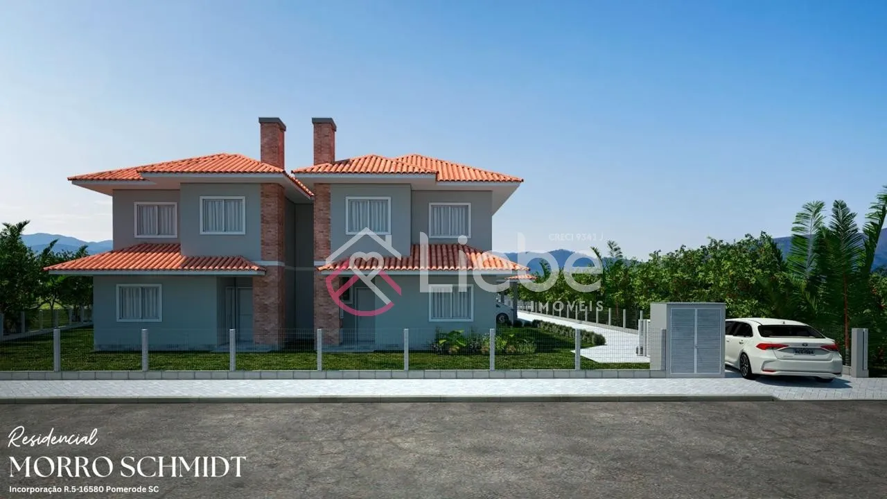 RESIDENCIAL MORRO SCHMIDT - Lindos Apartamentos DUPLEX localizados na Rota do Enxaimel em Testo Alto com 3 dormitórios na cidade de Pomerode. — foto 4