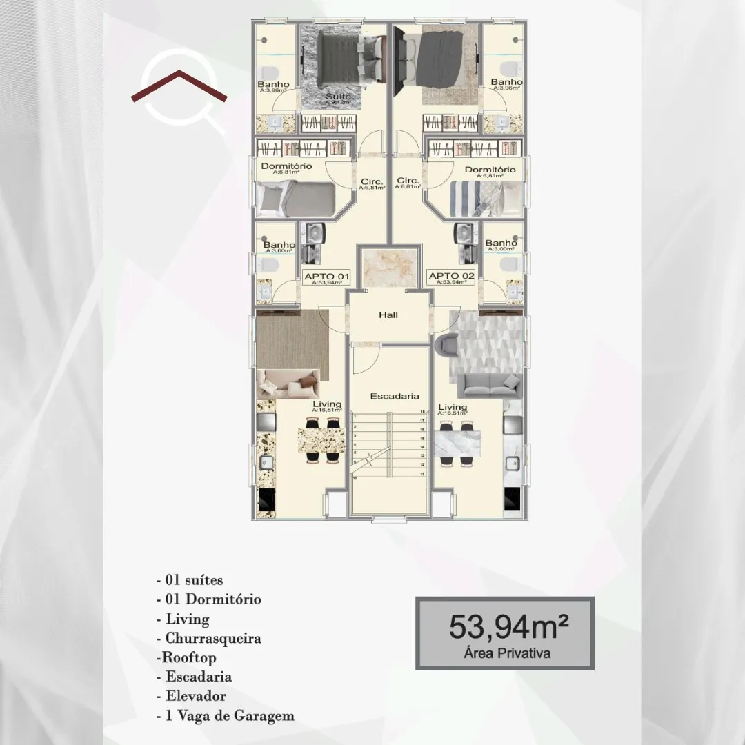 Apartamento 2 dormitórios sendo 1 suíte litoral — foto 6