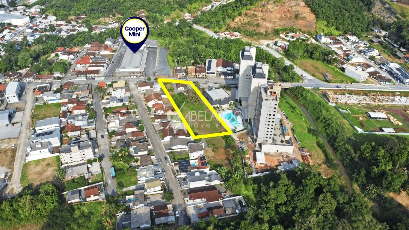 Excelente terreno residencial/comercial com 3.450mm, Zoneamento AD, pronto pra construir - Bairro Coloninha, em Gaspar — foto 2