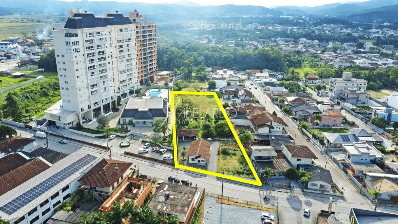 Excelente terreno residencial/comercial com 3.450mm, Zoneamento AD, pronto pra construir - Bairro Coloninha, em Gaspar — foto 3