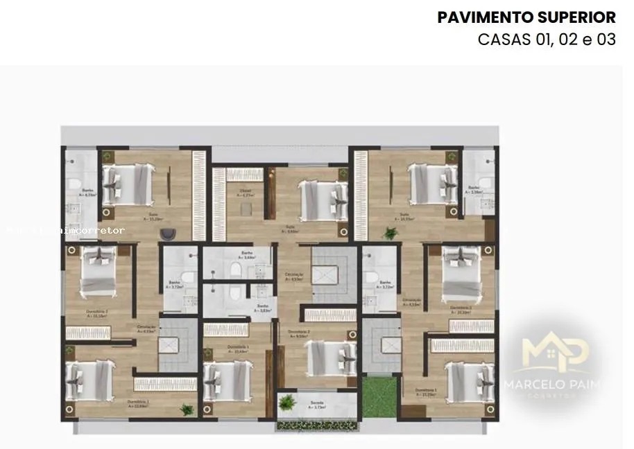 Casa Duplex para Venda em Florianópolis, Campeche, 3 dormitórios, 1 suíte, 2 banheiros, 1 vaga — foto 4