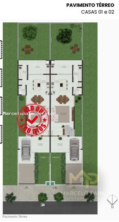 Casa Duplex para Venda em Florianópolis, Campeche, 3 dormitórios, 1 suíte, 2 banheiros, 1 vaga — foto 2