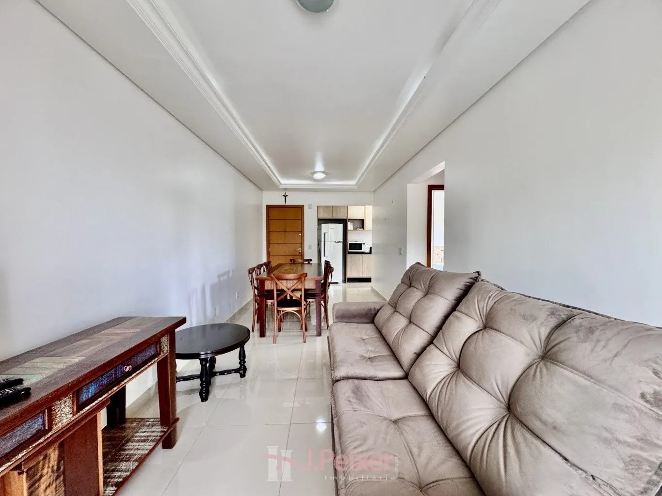 Apartamento com 2 quartos, sendo 1 suíte, 72,92m area privativa, totalmente mobiliado com eletrodomésticos, transversal, Rua General Osório, Bairro da Velha, Blumenau-SC — foto 2