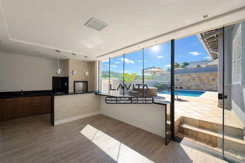 Casa com 4 dormitórios, 264 m - venda por R$ 2.600.000 ou aluguel por R$ 11.000/mês - Condomínio City Figueiras - Vorstadt - Blumenau/SC — foto 4