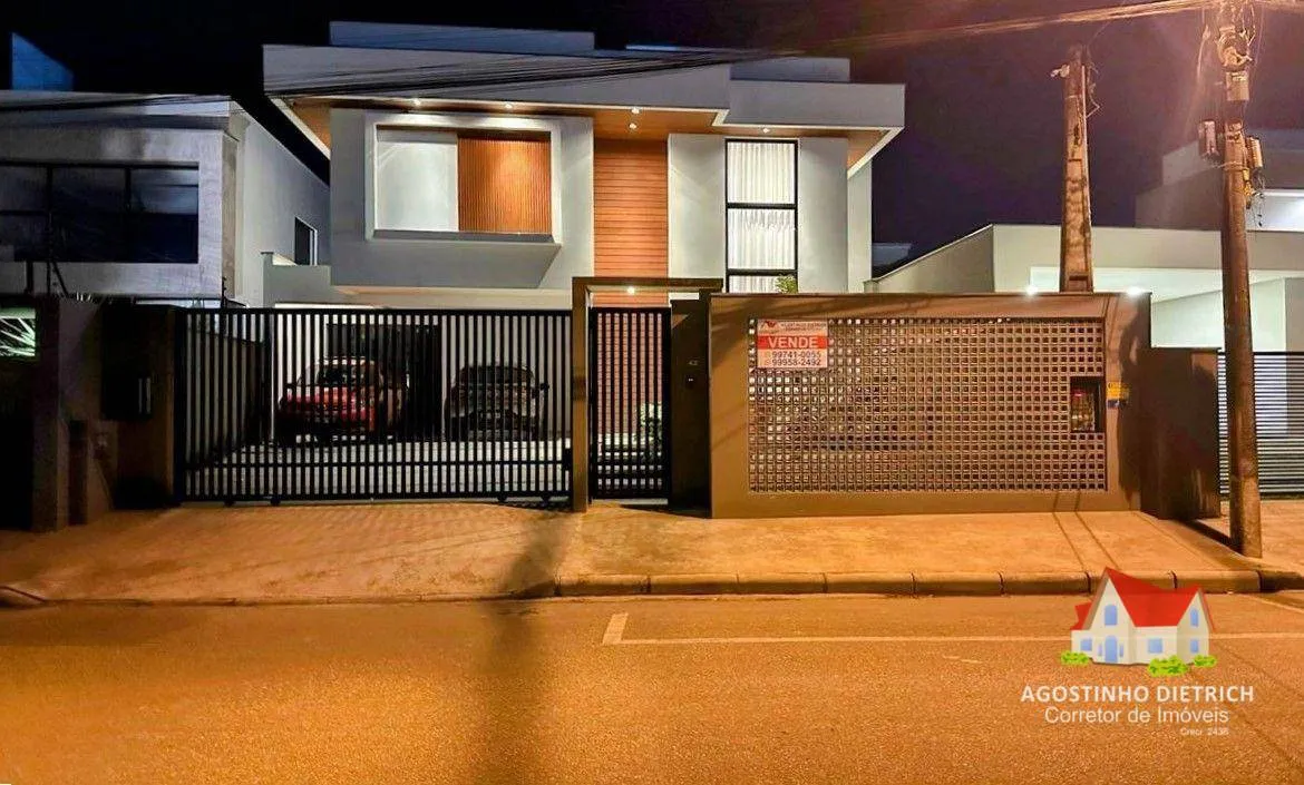 Imperdivel! Sobrado Moderno C/Alto Padrao C/Suite Master + Moveis Planejados + Piscina + Lareira No Bairro Aventureiro! — foto 4