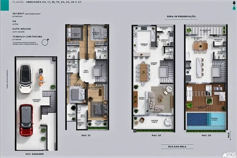 O Maríssima Quatro Ilhas é um condomínio residencial exclusivo, composto por 30 casas, em Bombinhas — foto 4