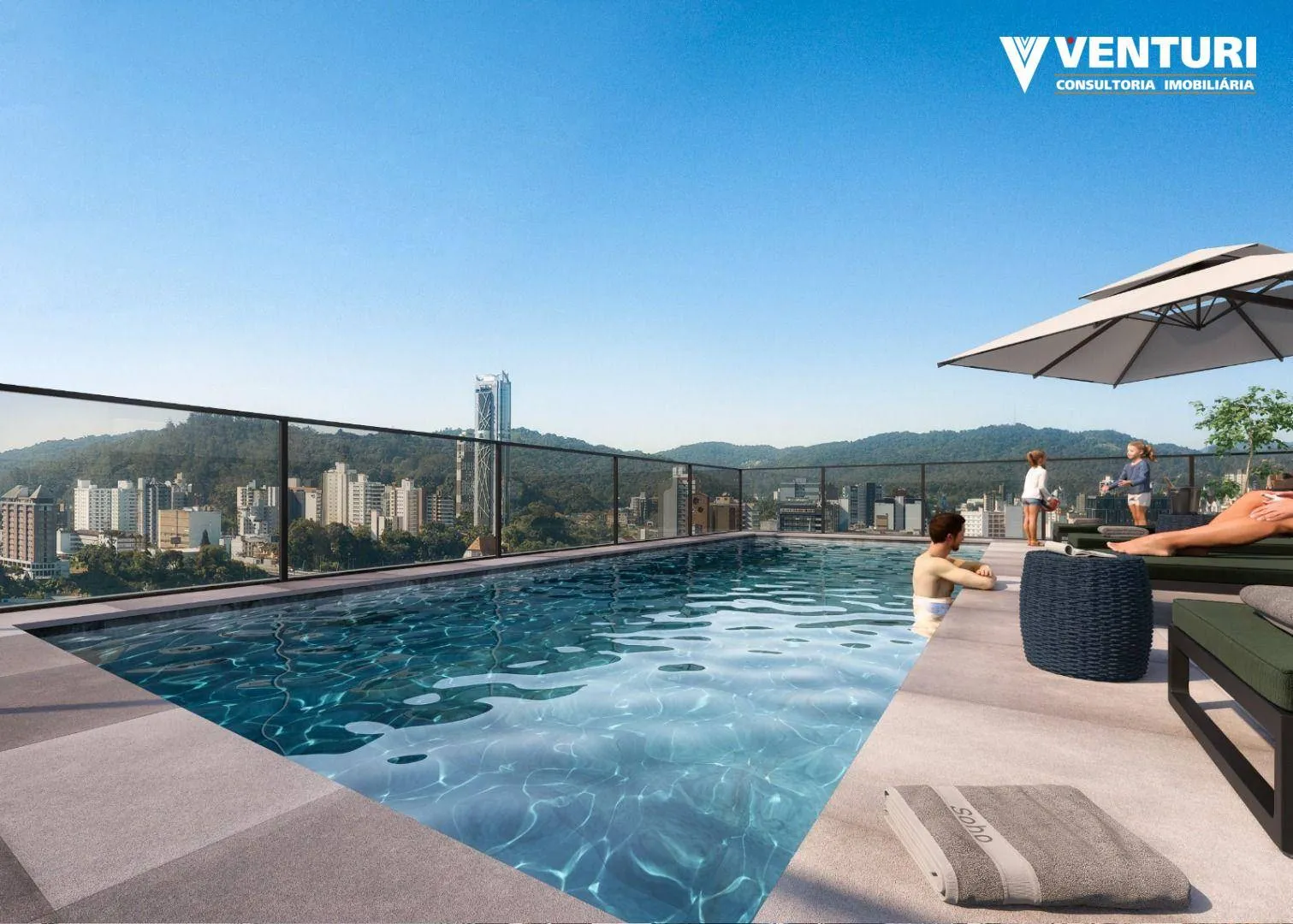 Apartamento com 1 dormitório à venda, 28 m por R$ 310.000,00 - Centro - Blumenau/SC - foto 1