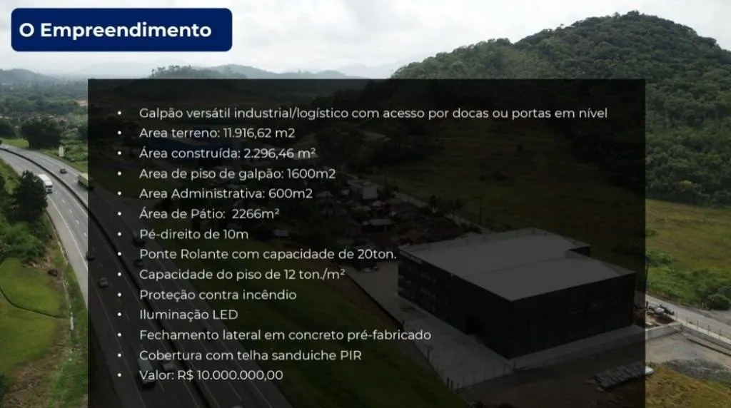 GALPÃO no DISTRITO INDUSTRIAL SUL com 0 quartos para VENDA, 1800 m — foto 3