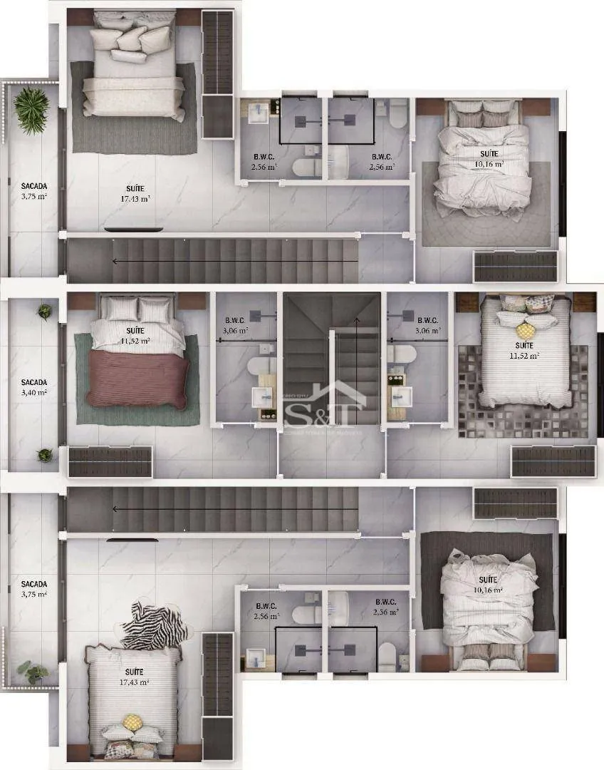 Sobrado à venda, 89 m por R$ 740.000,00 - Canasvieiras - Florianópolis/SC — foto 5