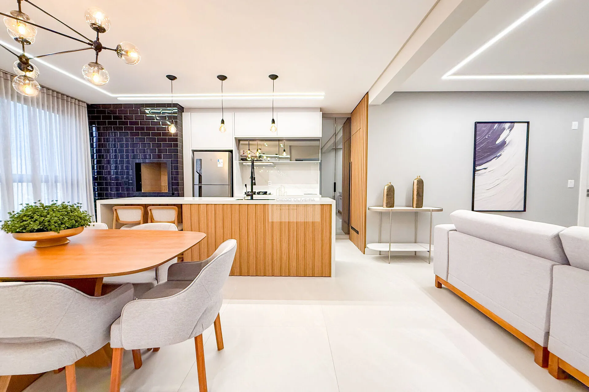 Apartamento semi mobiliado no bairro Vorstad em Blumenau-SC - foto 1