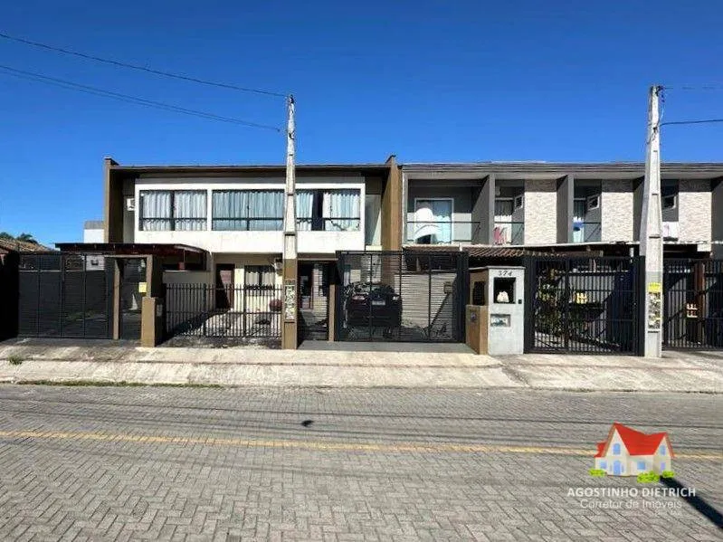 Sobrado Geminado C/115 m2 C/03 Quartos C/Suite + Area C/Churrasq. + 02 Vagas de Garagem No Jardim Iririu! — foto 2